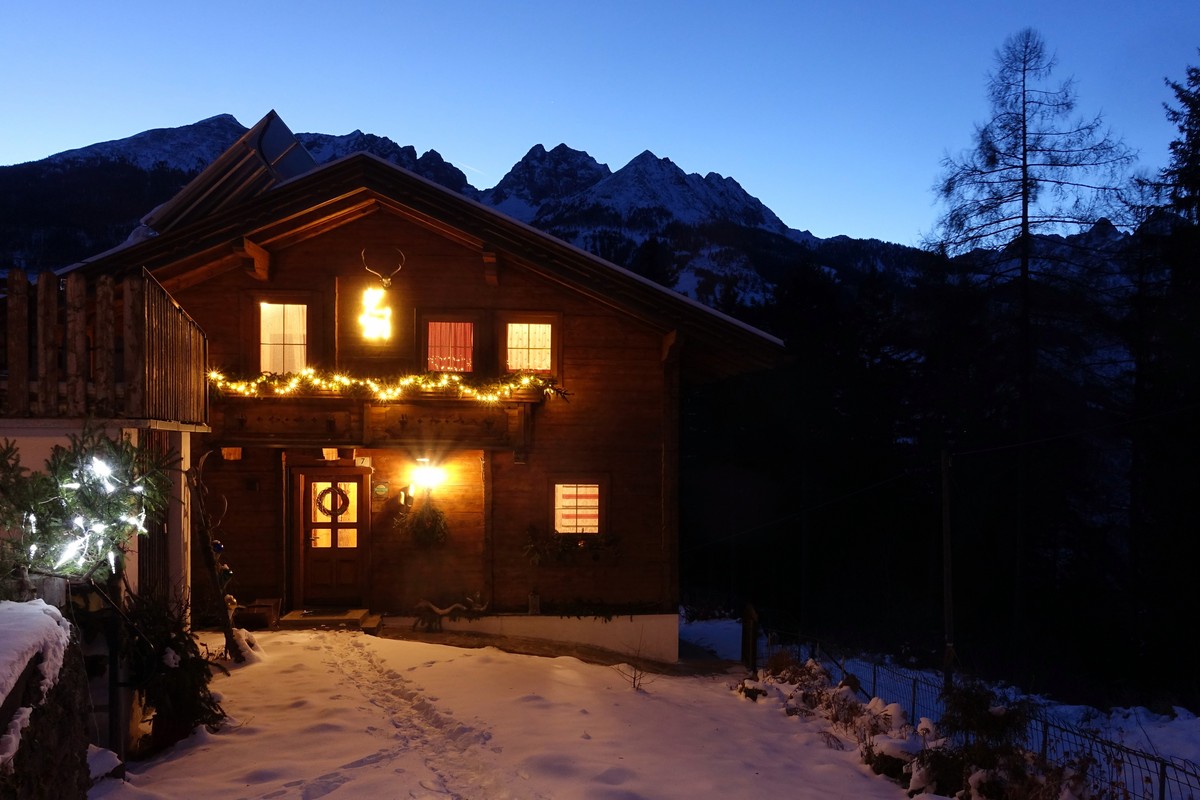 A Natale il nostro chalet è illuminato a festa