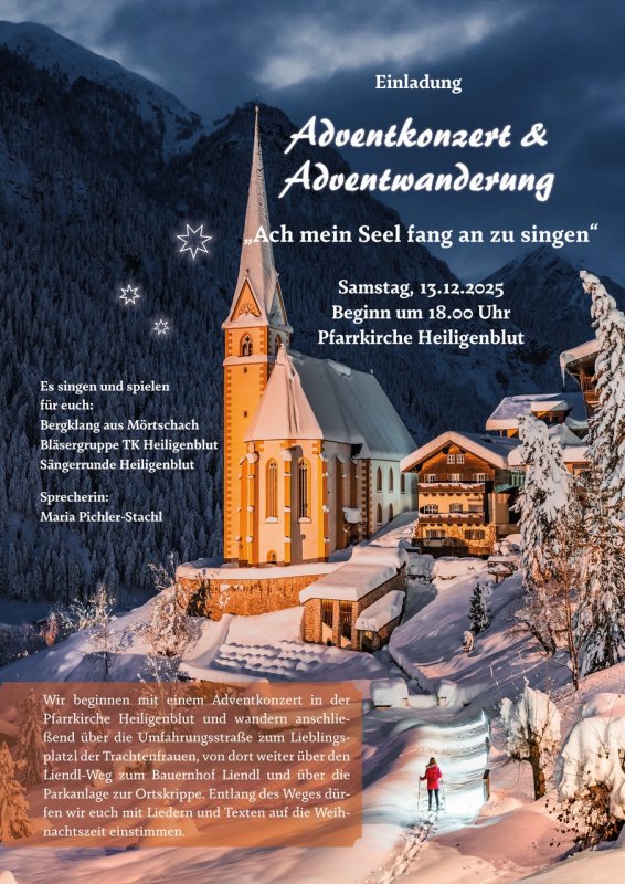 Adventskonzert Heiligenblut