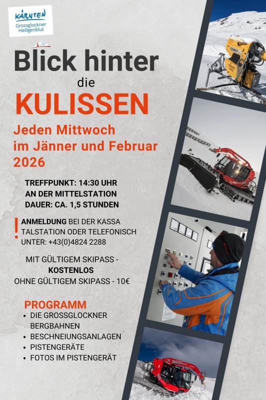 Blick hinter die Kulissen der Bergbahn