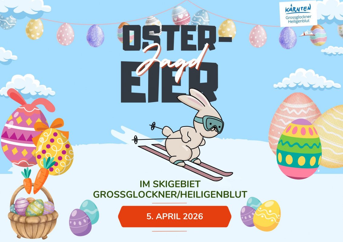 Ostereierjagd in Skigebiet Heiligenblut-Großglockner