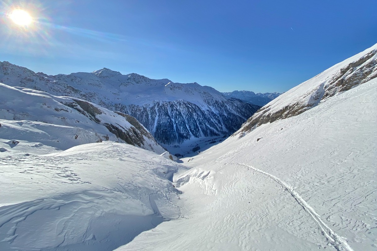 Tourengebiet Astental (Talboden 1.900 m, Gipfel 2.600 - 2.850 m), perfekt für Genusstouren und Schneeschuhwandern | © Marco Schiefer