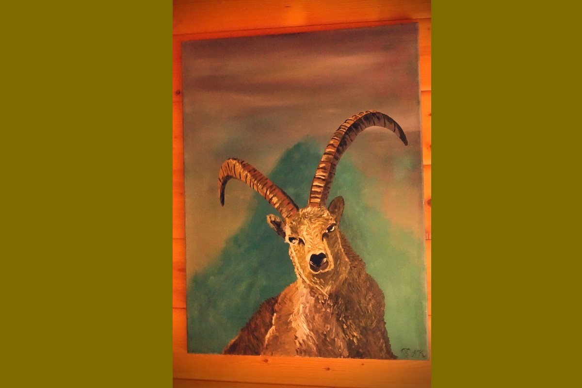 Gastgeberin Alla ist auch Malerin Gastgeberin Alla ist auch Kunstmalerin