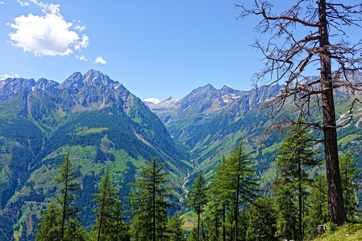 Et notre panorama à couper le souffle vous accompagne en permanence. Un trois mille après l'autre... - © Almchalet Goldbergleiten