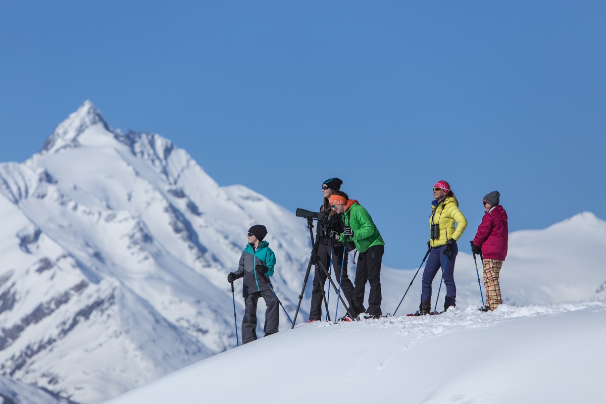 Die Wildtierbeobachtungen geben Dir einzigartige Einblicke in unsere hochalpine Tierwelt, an Plätzen, wo man nur mit Schneeschuhen hinkommt. | Nationalpark Hohe Tauern, Martin Glantschnig