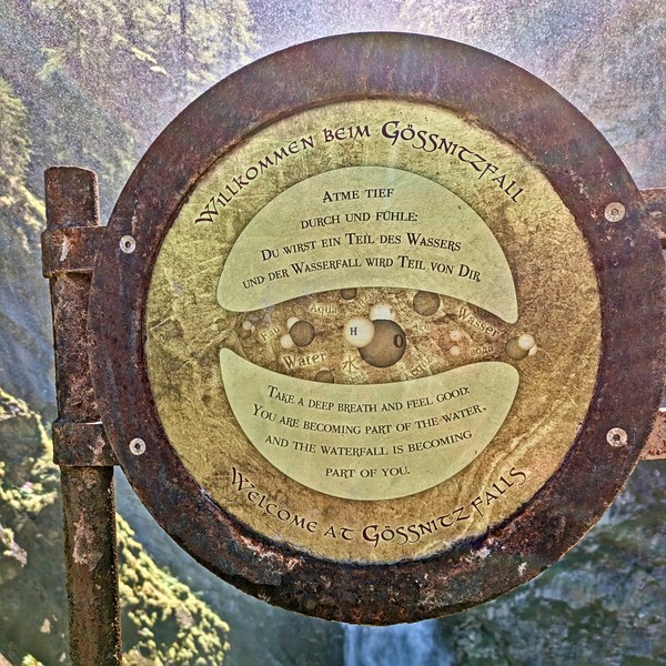 Hiking trail "Natura Mystica" at the Gössnitz waterfall