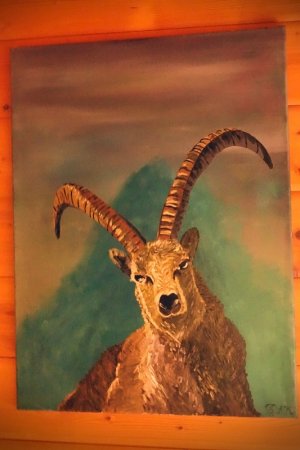 Gastgeberin Alla ist auch Malerin Gastgeberin Alla ist auch Kunstmalerin