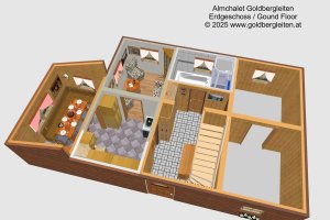 3D-Visualisierung Erdgeschoss